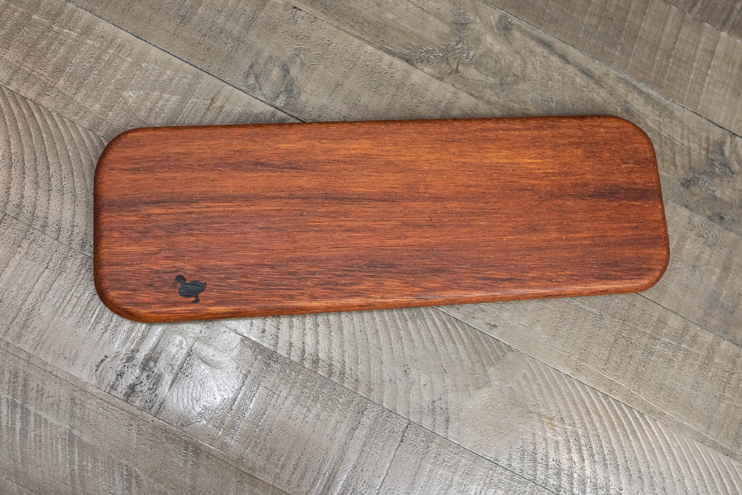 Merbau Charcuterie Board – 6x18x3/4”– Handcrafted Exotic Wood Serving Board