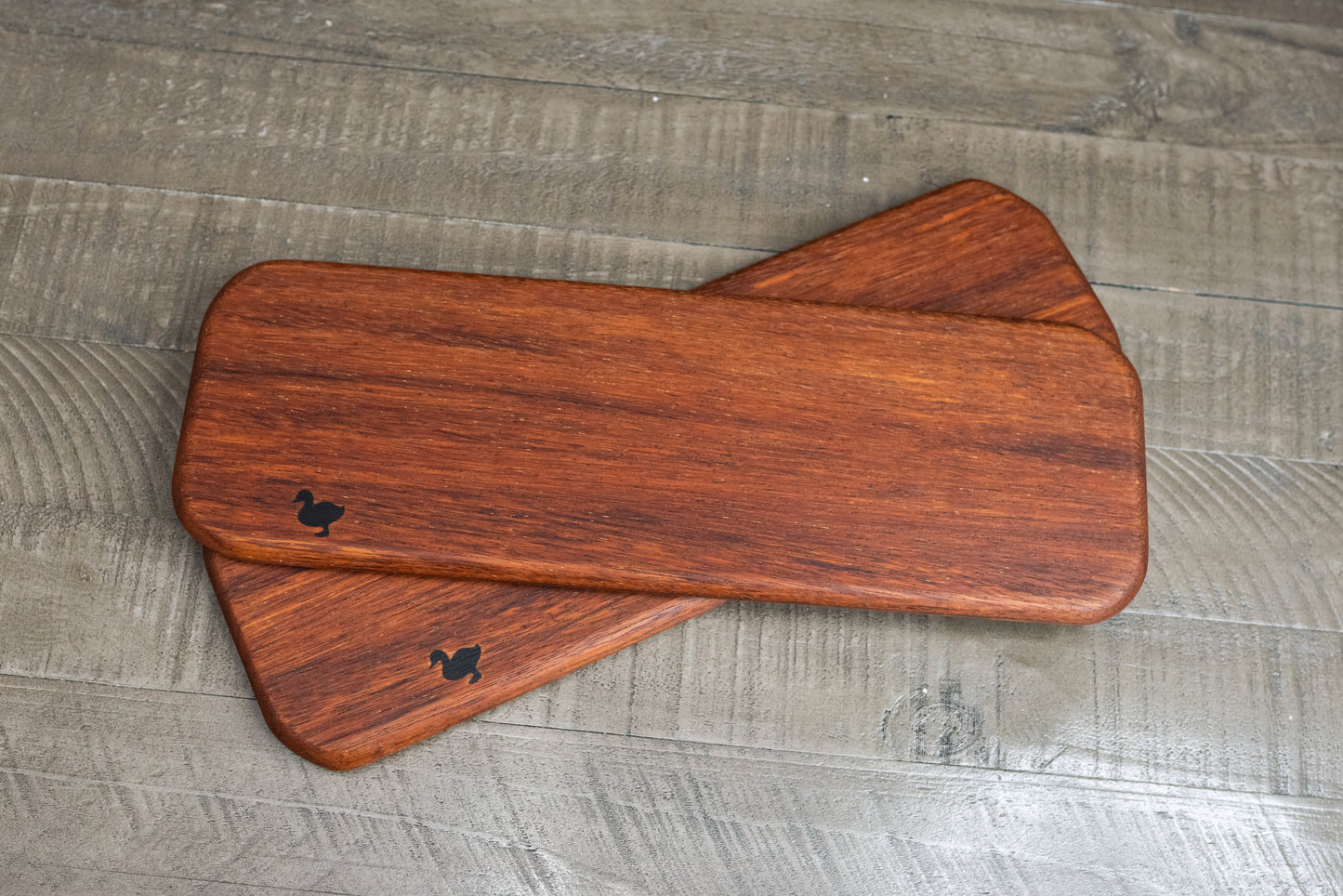 Merbau Charcuterie Board – 6x18x3/4”– Handcrafted Exotic Wood Serving Board