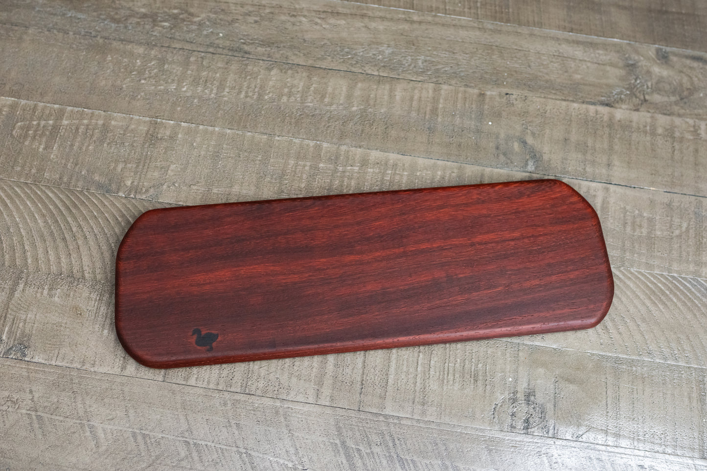 Padauk Charcuterie Board – 6x12/18x3/4”– Handcrafted Exotic Wood Serving Board