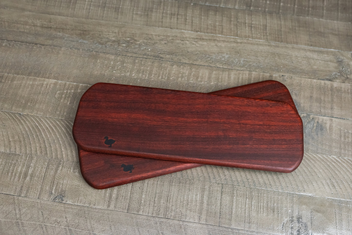 Padauk Charcuterie Board – 6x12/18x3/4”– Handcrafted Exotic Wood Serving Board