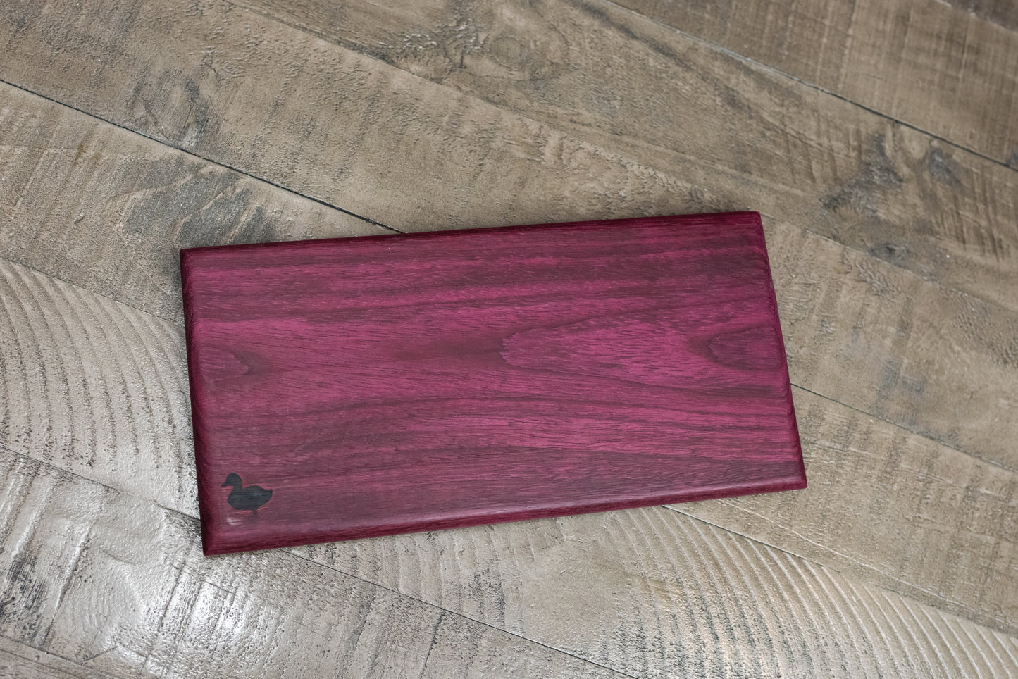 Purpleheart Charcuterie Board – 6x12/18x3/4”– Handcrafted Exotic Wood Serving Board