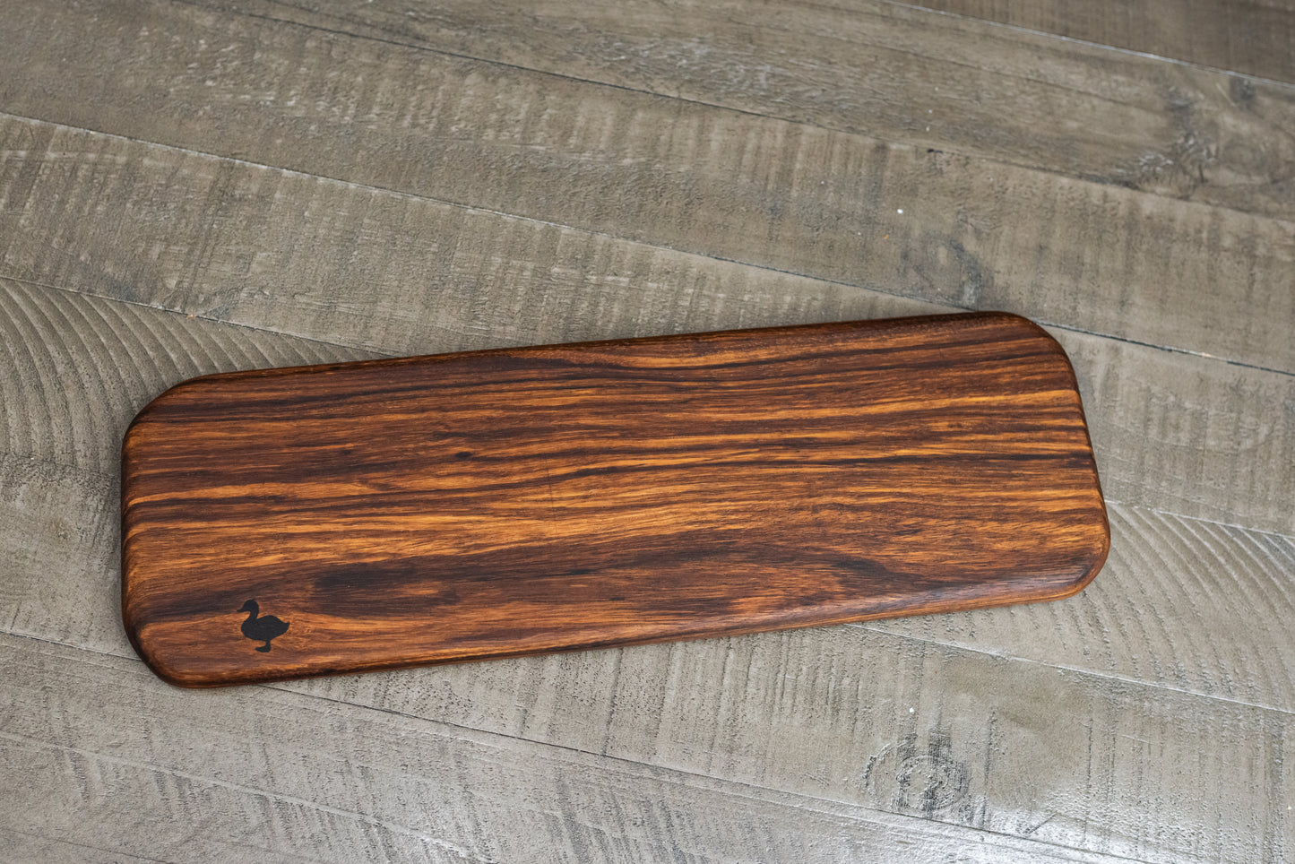 Zebrawood Charcuterie Board – 6x12/18x3/4”– Handcrafted Exotic Wood Serving Board