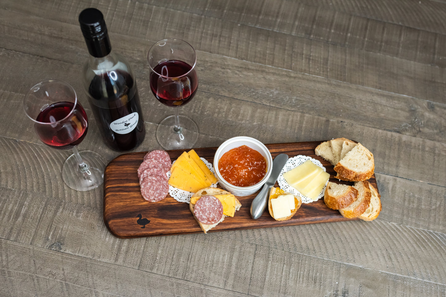 Zebrawood Charcuterie Board – 6x12/18x3/4”– Handcrafted Exotic Wood Serving Board
