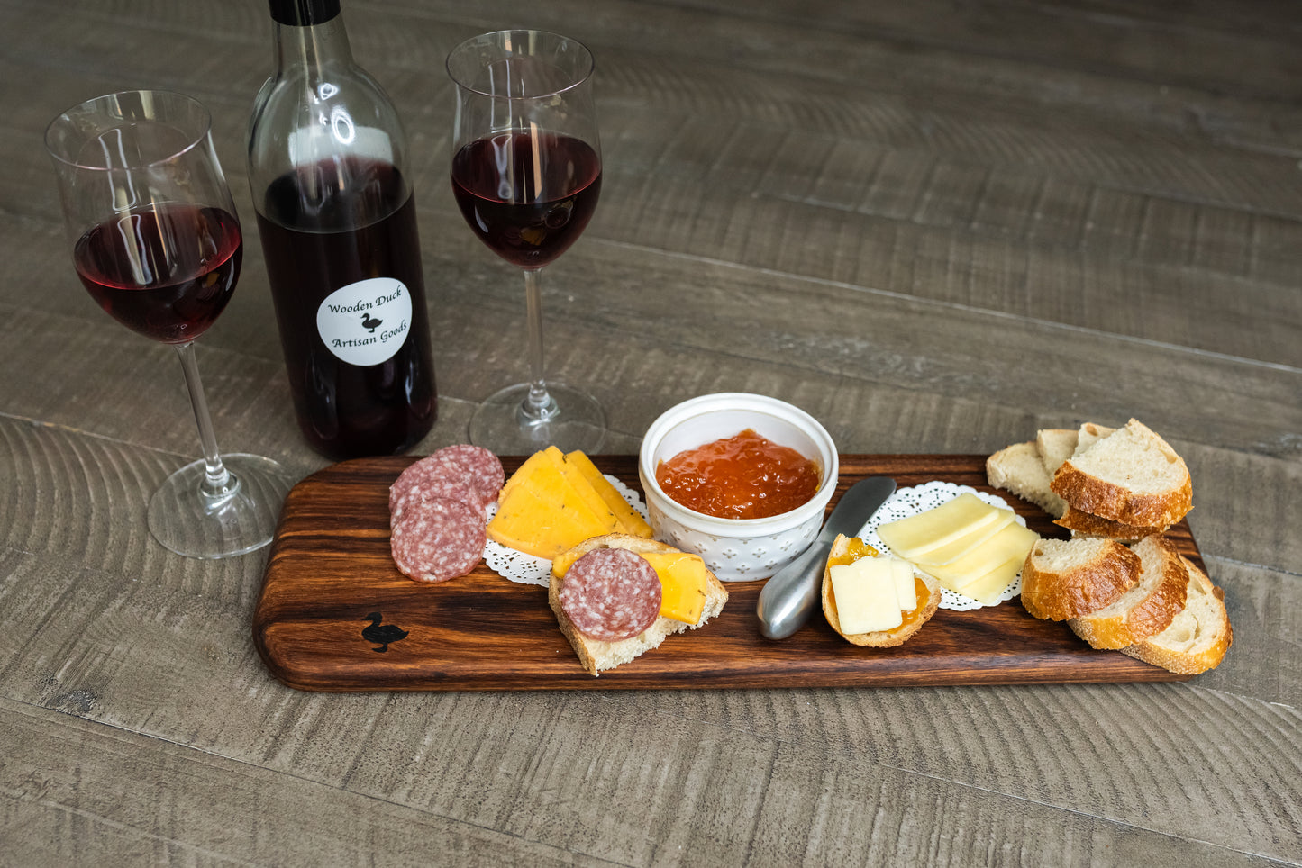 Zebrawood Charcuterie Board – 6x12/18x3/4”– Handcrafted Exotic Wood Serving Board